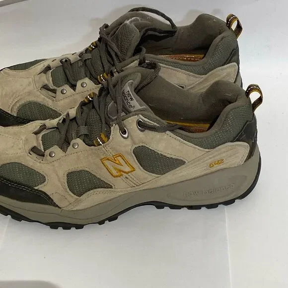 New Balance Men's Beige Gray Country Trail Walkers 642 Hiking Sneakers Size 10 - Picture 5 of 11